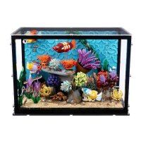 Acryl-Display f&uuml;r LEGO&reg; 10366 Tropisches Aquarium