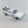 Acryl-St&auml;nder f&uuml;r LEGO&reg;  10300 Die Zeitmaschine aus Zur&uuml;ck in die Zukunft DeLorean  (Angewinkelt)