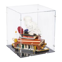 Acryl-Display f&uuml;r LEGO&reg; 76466 Harry Potter -  Stein der Weisen &ndash; Sammleredition (Mit schwarzem Boden)