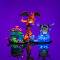 LMB 2.0 Kit di illuminazione a LED per LEGO&reg; 72153 Pok&eacute;mon - Venusaur, Charizard e Blastoise