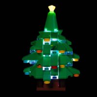 Kit de lumière pour LEGO® 10293 La visite du Pére Noël