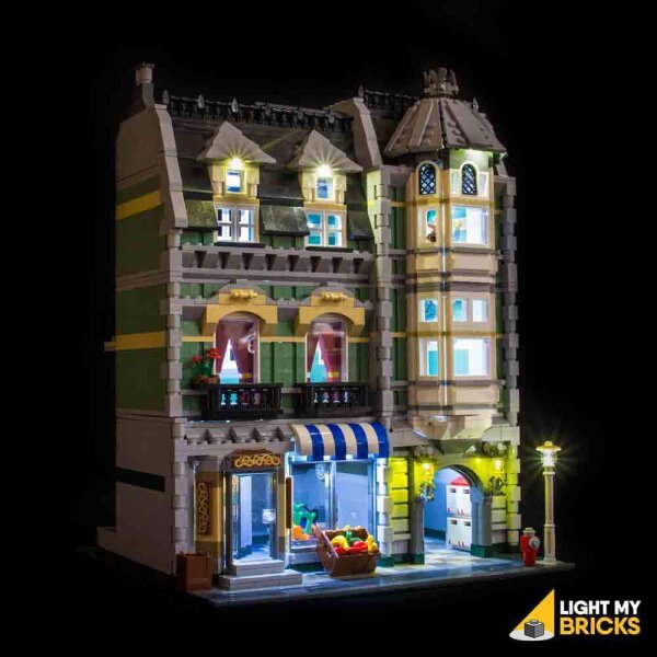 Kit di illuminazione a LED per LEGO® 10185 Green Grocer