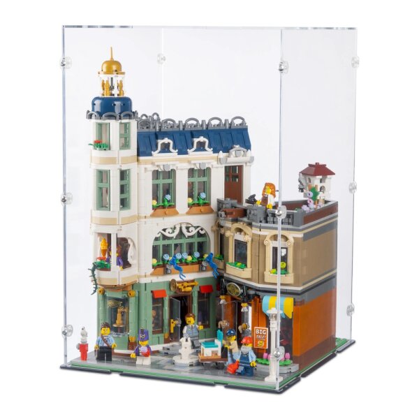 Acryl-Display f&uuml;r LEGO&reg; 11371 Einkaufsmeile (Mit schwarzem Boden)