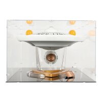 Pr&eacute;sentoir en acrylique pour Playmobil 70548 Star Trek U.S.S. Enterpirse NCC-1701 (Avec fond noir)