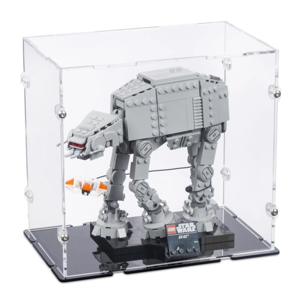 Acrylic display for LEGO&reg; 75440 Star Wars AT-AT (With black floor)