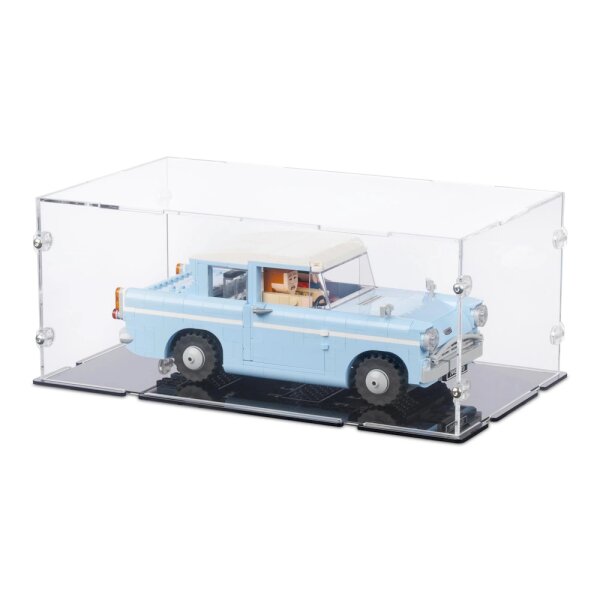 Acryl-Display f&uuml;r LEGO&reg; 76470 Harry Potter - Fliegender Ford Anglia (Mit schwarzem Boden)