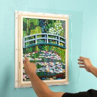 Acryl-Wand-Display f&uuml;r LEGO&reg; 31220 Claude Monet...