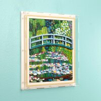 Acryl-Wand-Display f&uuml;r LEGO&reg; 31220 Claude Monet...