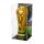 Pr&eacute;sentoir en acrylique pour LEGO&reg; 43020 Troph&eacute;e officiel de la Coupe du monde de la FIFA  (avec image darri&egrave;re-plan et base noire)