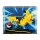 Display acrilico per LEGO&reg; 72153 Pok&eacute;mon Pikachu e Pok&eacute; Ball  (con immagine di sfondo e base nera)