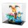 Pr&eacute;sentoir en acrylique pour LEGO&reg; 72153 Pok&eacute;mon Florizarre, Dracaufeu et Tortank (avec fond noir)
