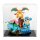 Pr&eacute;sentoir en acrylique pour LEGO&reg; 72153 Pok&eacute;mon Florizarre, Dracaufeu et Tortank (avec fond noir)