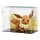 Display in acrilico per LEGO&reg; 72153 Pok&eacute;mon Eevee  (con immagine di sfondo e base nera)
