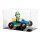 Acrylic display for LEGO&reg; 72050 Mario Kart Luigi & Mach 8 (With black floor)