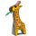 Girafe - Maquette 3D de figurines en carton