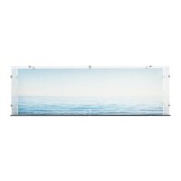 Acrylic display for LEGO&reg; 40955 Maersk Dual-Fuel Container Vessel  (With background image & black base)