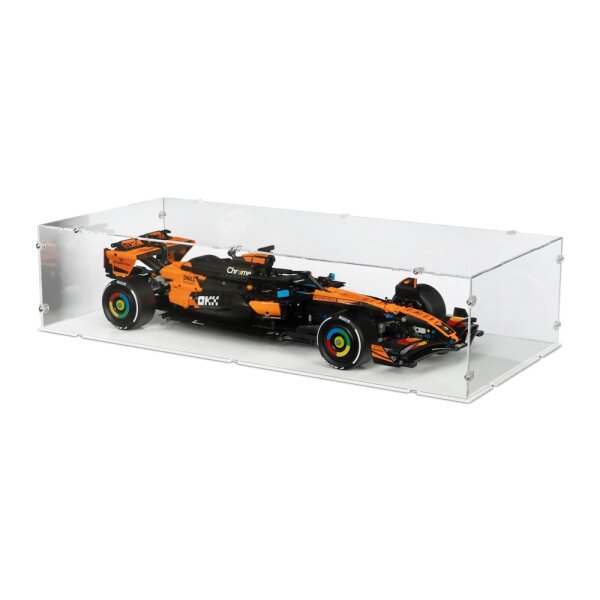 Acryl-Display f&uuml;r LEGO&reg; 42228 McLaren MCL39 F1 Rennwagen (Mit weissem Boden)