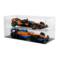 Acrylic display for LEGO&reg; 42228 McLaren MCL39 F1 Car (With clear base, stackable)