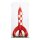 Acrylic display for LEGO&reg; 21367 Tintin Moon Rocket (With black floor)