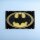 Acrylic wall display for LEGO&reg; 76330 Batman Logo (with yellow oval on black background)