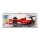 Acryl-Display f&uuml;r LEGO&reg; 11375 Ferrari F2004 & Michael Schumacher (Mit Hintergrundbild & schwarzem Boden)