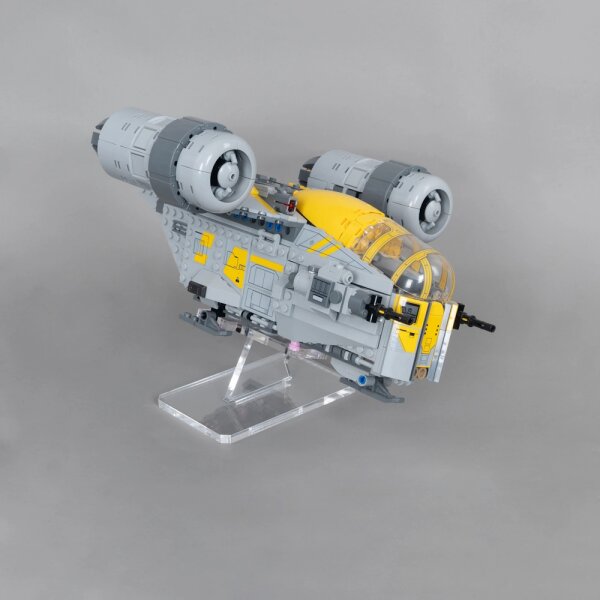 Acrylic stand for LEGO&reg; 75447 Star Wars - Razor Crest (angled, 6 cm high)