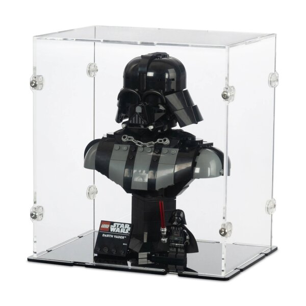Acrylic display for LEGO&reg; 75439 Star Wars - Darth Vader Bust (With black floor)