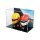 Acryl-Display f&uuml;r 2 x LEGO&reg; F1 Helme (Mit Hintergrundbild & schwarzem Boden)