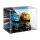 Acryl-Display f&uuml;r 2 x LEGO&reg; F1 Helme (Mit Hintergrundbild & schwarzem Boden)
