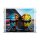 Acryl-Display f&uuml;r 2 x LEGO&reg; F1 Helme (Mit Hintergrundbild & schwarzem Boden)