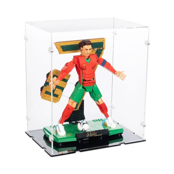 Acryl-Display f&uuml;r 43016 Cristiano Ronaldo &ndash; Fussballlegende (Mit schwarzem Boden)