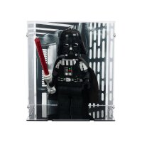 Acrylic display for LEGO&reg; 75461 Star Wars - Up-Scaled Darth Vader Minifigure  (With background image & black base)