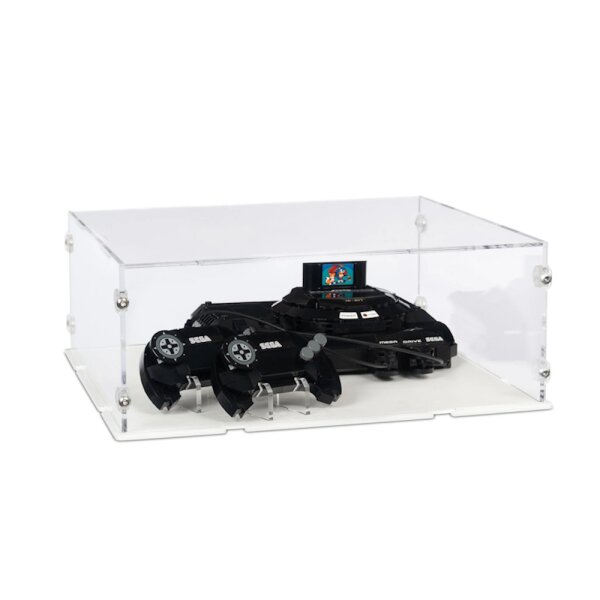 Acryl-Display f&uuml;r LEGO&reg; 40926 SEGA Genesis Console (Mit weissem Boden)