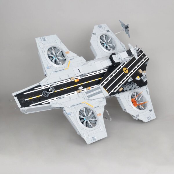 2-in-1 Acryl-St&auml;nder f&uuml;r LEGO&reg; 76354 S.H.I.E.L.D.-Helicarrier