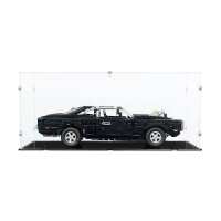 Acryl-Display & St&auml;nder f&uuml;r LEGO&reg; 42231 Fast and Furious Doge Charger R/T (Mit schwarzem Boden)