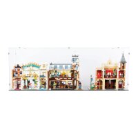 Acryl-Display f&uuml;r LEGO&reg; 43302 Disney - Main Street U.S.A. (Mit schwarzem Boden)