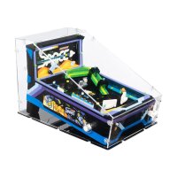 Acryl-Display Spezial-Edition f&uuml;r LEGO&reg; 11374 Flipperautomat  &ndash; &Ouml;ffnungen f&uuml;r spielbare Funktionen & schwarzer Boden