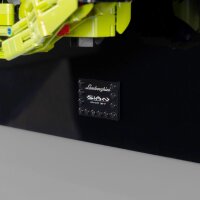 Acryl-Wand-Halterung f&uuml;r LEGO&reg; 42115 Lamborghini Si&aacute;n FKP 37 (Mit schwarzem Hintergrund)