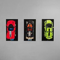 Acryl-Wand-Halterung f&uuml;r LEGO&reg; 42115 Lamborghini Si&aacute;n FKP 37 (Mit schwarzem Hintergrund)