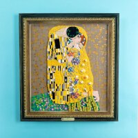Display in acrilico perLEGO&reg;31221 Gustav Klimt - Il bacio (Cornice in acrilico in stile barocco)