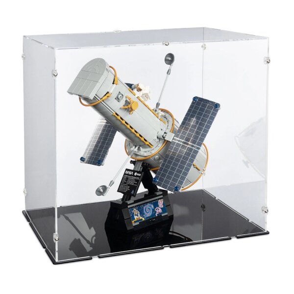 Acryl-Display f&uuml;r LEGO&reg; 11382 Hubble-Weltraumteleskop (Mit schwarzem Boden)
