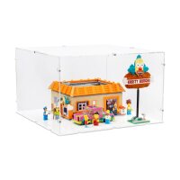 Display in acrilico per LEGO&reg; o altri articoli da esposizione 41 x 41 x 25 cm (con base bianco)