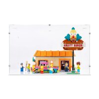 Display in acrilico per LEGO&reg; o altri articoli da esposizione 41 x 41 x 25 cm (con base bianco)
