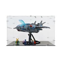 Display in acrilico per LEGO&reg; o altri articoli da esposizione 41 x 41 x 25 cm (con base nera)