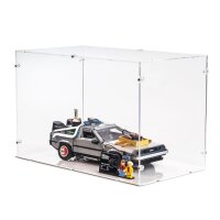 Vitrine en acrylique pour LEGO&reg; ou autres objets dexposition 49 x 28 x 31cm (avec base blance)