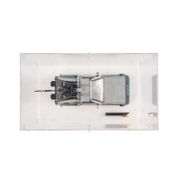 Vitrine en acrylique pour LEGO&reg; ou autres objets dexposition 49 x 28 x 31cm (avec base blance)