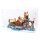 Vitrine en acrylique pour LEGO&reg; ou autres objets dexposition 49 x 28 x 31cm (avec base blance)
