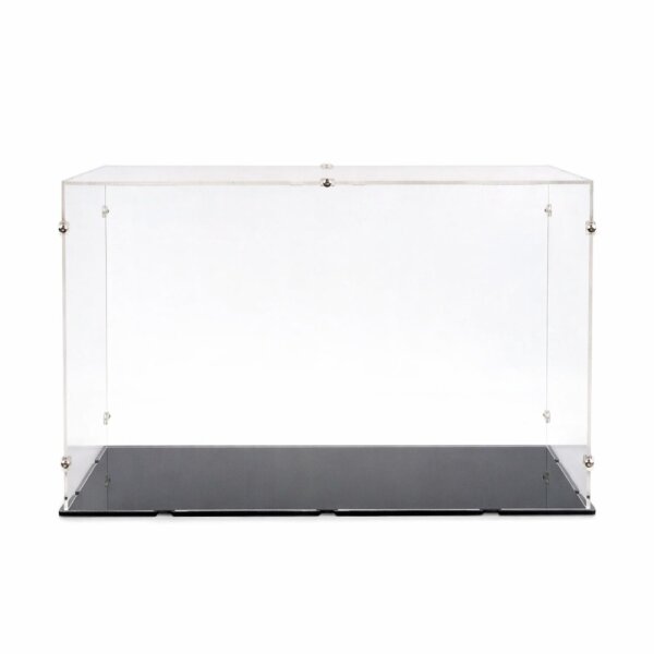 Acrylic display for LEGO&reg; or other display items 49 x 28 x 31cm (with black base)