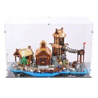 Acrylic display for LEGO&reg; or other display items 49 x 28 x 31cm (with black base)