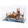 Acrylic display for LEGO&reg; or other display items 49 x 28 x 31cm (with black base)